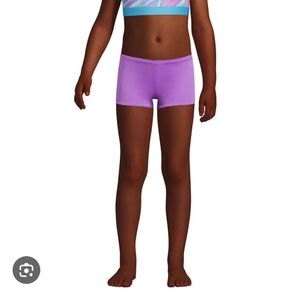 Lands End Girls swim boyshort size 4. Lot of 2